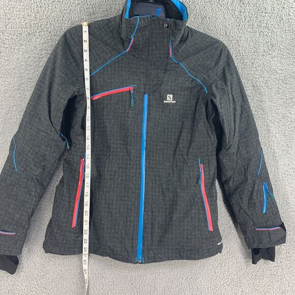 Salomon Ski Snowboard Jacket Womens Advanced Skin Dry 20K Waterproof Windproof - Picture 5 of 16